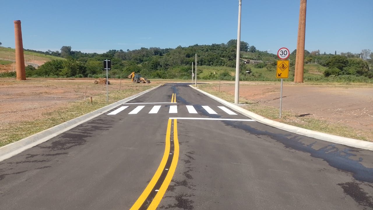 Infraestrutura pronta em loteamento